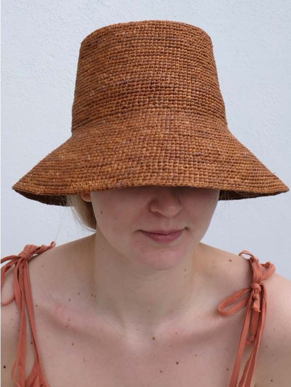 Janessa Leone Felix Hat Woven Bucket Hat